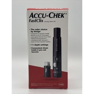 Accu-Chek FastClix Lancing Device + 6 FREE Lancets. Exp 2027